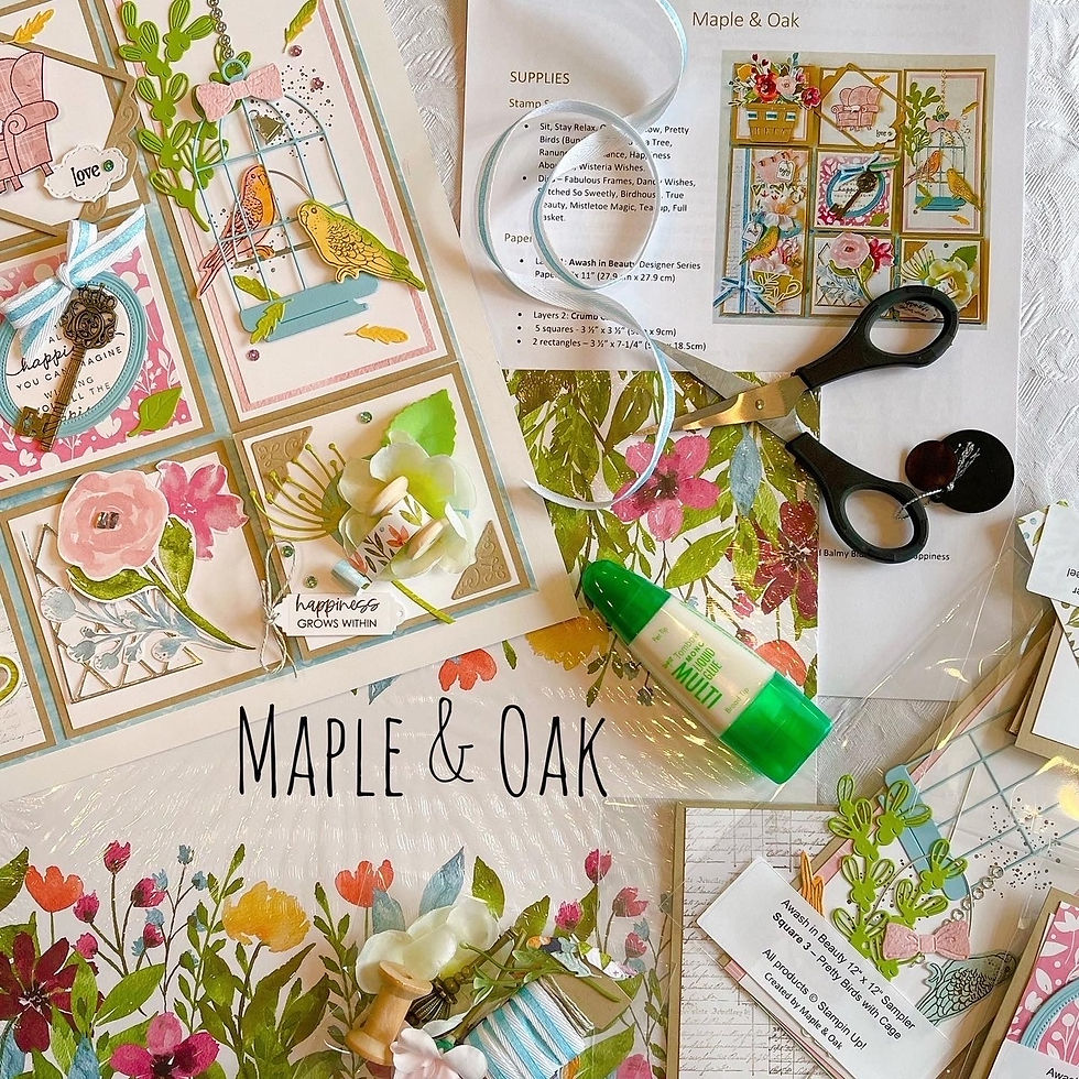 12x12 Craft Paper Projects for Every Season